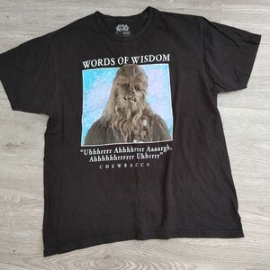Star Wars Black Chewbacca Graphic Tee